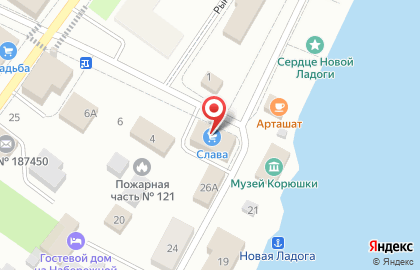 Пожарная часть №121 на карте