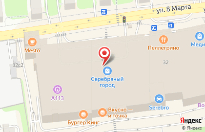 Магазин цветов Роза-мимоза на улице 8 Марта на карте
