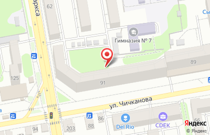 ООО Магнит на улице Чичканова на карте