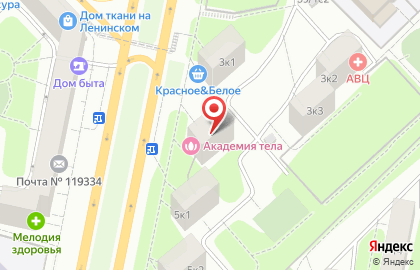 Квартирное бюро Moskva4you на проспекте 60-летия Октября на карте