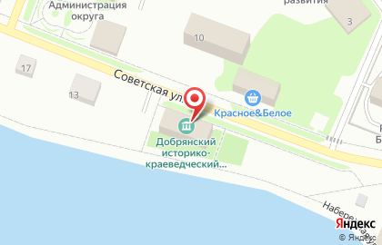 Добрянский историко-краеведческий музей на Советской улице на карте