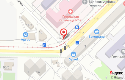 Сеть кафе-блинных Сибирские Блины в Центральном районе на карте