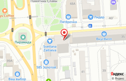 Киоск фастфудной продукции в Коминтерновском районе на карте
