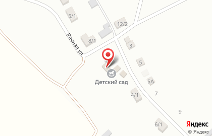 Детский сад, хутор Красный Сад на карте
