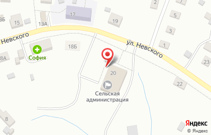 Территориальное управление Храбровского района Гурьевского городского округа на карте