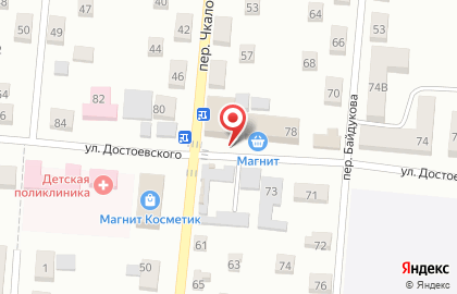 Магазин мяса на улице Достоевского на карте