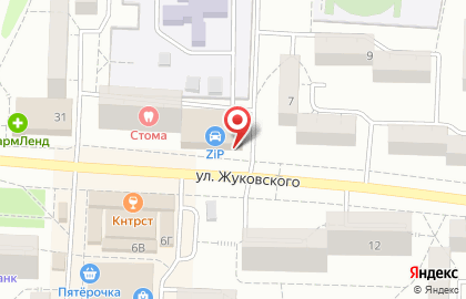 Магазин электротоваров Импульс тока на улице Жуковского на карте