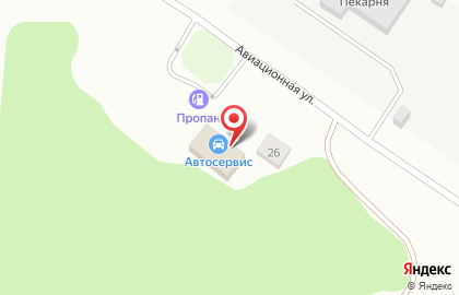 СТО Авиационное на карте