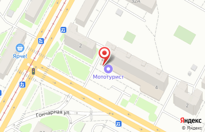 Магазин-сервис Мототурист на улице Терешковой на карте