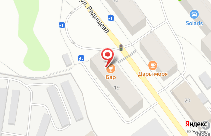 Пивной бутик ХмельМейстер на улице Радищева на карте