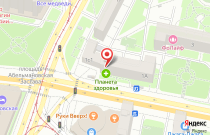 Аптека Планета Здоровья на метро Пролетарская на карте