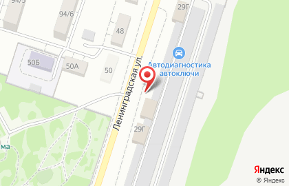 Автосервис Автосвет на улице Ленинградской на карте