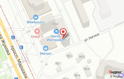 Магазин инструментов и техники Авгит-Инструмент в Дзержинском районе на карте
