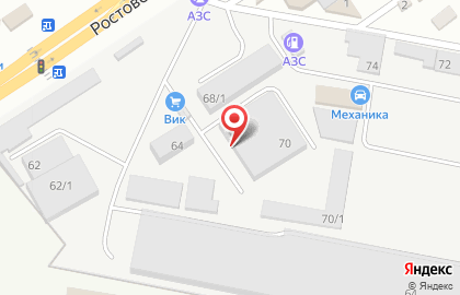 Магазин автозапчастей Механика-Юг на улице Ростовское Шоссе на карте