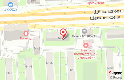 Ремонт квартиры на Щелковской на карте
