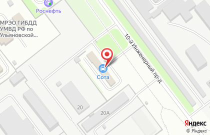 Автомойка самообслуживания Сота на карте