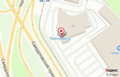 Официальный дилер Toyota Автомир в Курчатовском районе на карте
