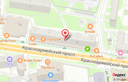 Туристическое агентство Август на Красноармейском проспекте на карте