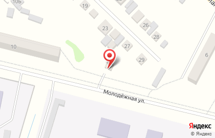 Продуктовый магазин Магнит на Коммунальной улице на карте