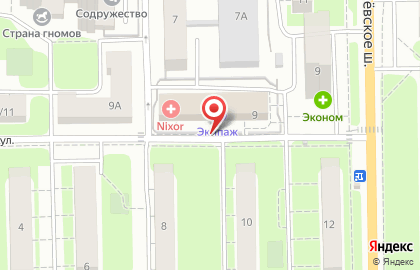 Продуктовый магазин, ООО Престиж на Нагорной улице на карте