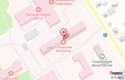 Кунгурская городская больница на карте