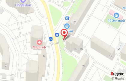 Киоск фруктов и овощей в Жуковском на карте