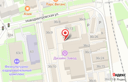 Магазин-бар Крафтейнер на Большой Новодмитровской улице на карте