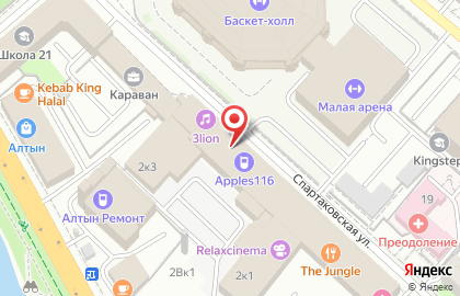 Агентство недвижимости Флэт на Спартаковской улице на карте