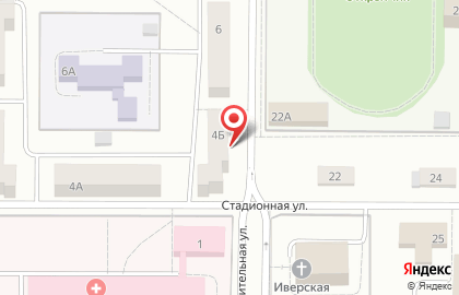 Стоматологический центр на Стадионной улице на карте