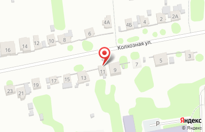 Продуктовый магазин на Колхозной, 11 на карте