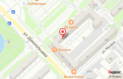 Торгово-сервисная компания Техмедсервис на улице Дикопольцева на карте
