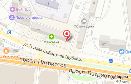 Ювелирный салон Восторг на улице Героев Сибиряков на карте