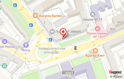 Воронежское информационное агентство Консультант на Плехановской улице на карте