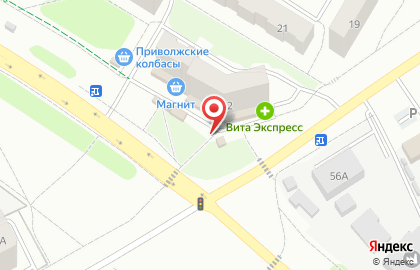 Киоск овощей и фруктов в Новочебоксарске на карте