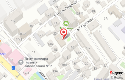 Министерство по туризму и народным художественным промыслам Республики Дагестан на карте