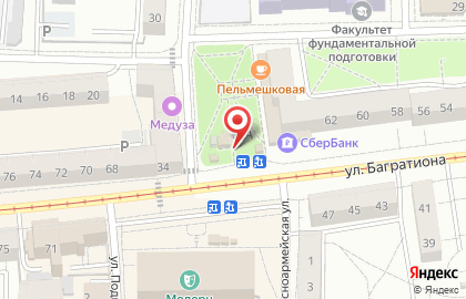 Пресса на улице Багратиона на карте