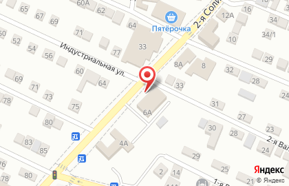 Пожарно-спасательная часть №9 в Астрахани на карте
