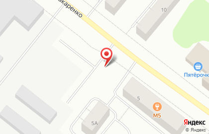 Автостоянка в Архангельске на карте