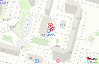 Супермаркет Пятёрочка в Сумском проезде на карте