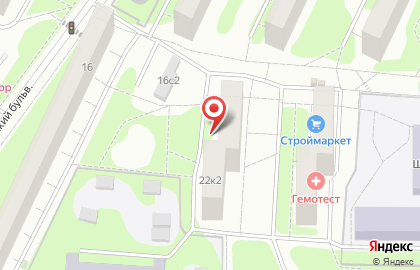 Совет ветеранов №2 район Нагатино-Садовники в Нагатино-Садовниках на карте