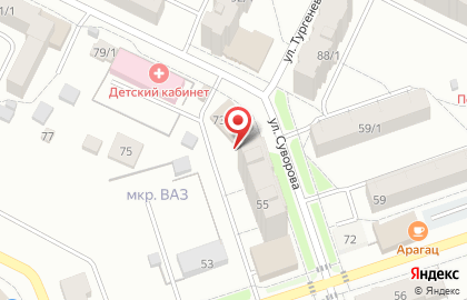 Парикмахерская Next в Орджоникидзевском районе на карте
