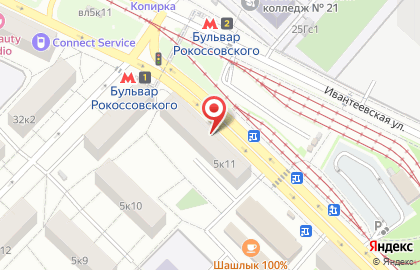 Московский кредитный банк в Москве на карте