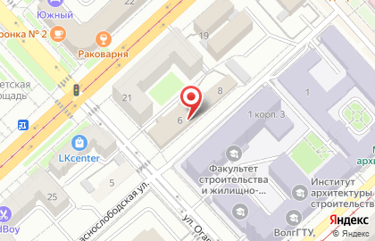 Министерство образования и науки, Правительство Волгоградской области на карте