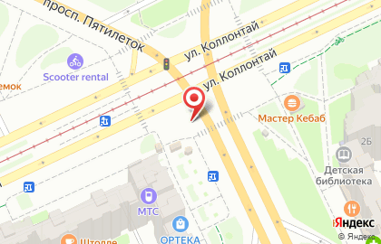 Текстиль Рум (Санкт-Петербург) на улице Коллонтай на карте