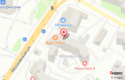 Пио Дель Чибо на Московской улице на карте
