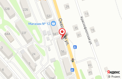 Киоск овощей и фруктов в Петропавловске-Камчатском на карте
