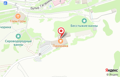 Кафе Панорама на бульваре Гагарина на карте