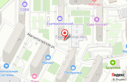 Магазин по продаже овощей фруктов на Магнитогорской улице на карте