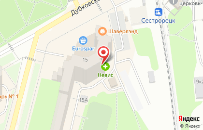 Аптека Невис на улице Токарева на карте