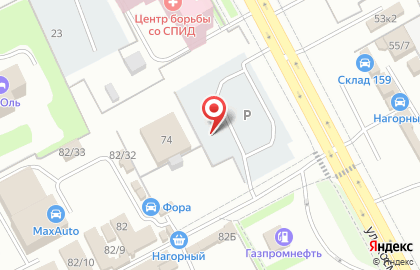 Служба эвакуации автомобилей Акцент-Н на улице Космонавта Леонова на карте